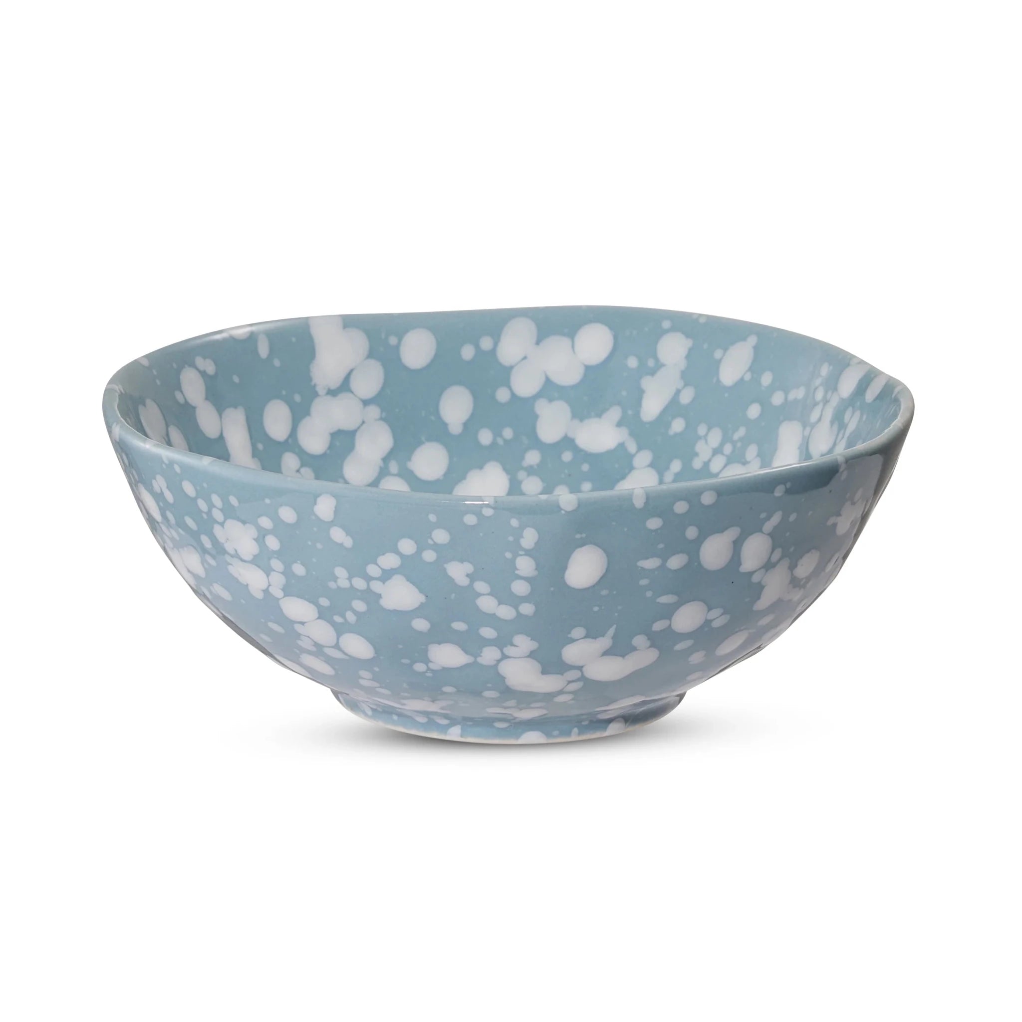 SPECKLE LIGHT BLUE/WHITE SMALL BOWL - Pure Apotheca