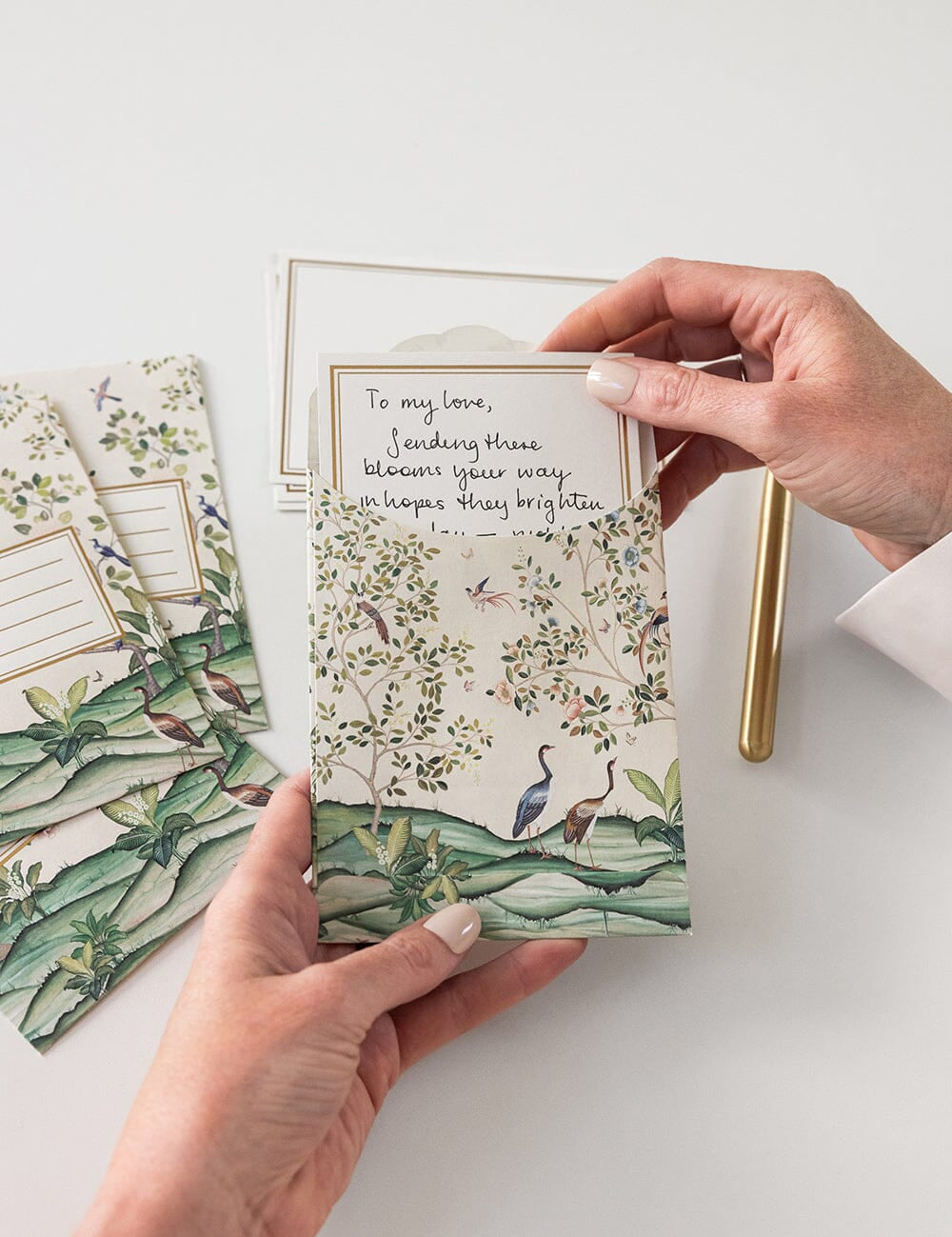 Spring Landscape Notecard Set 4pk - Pure Apotheca