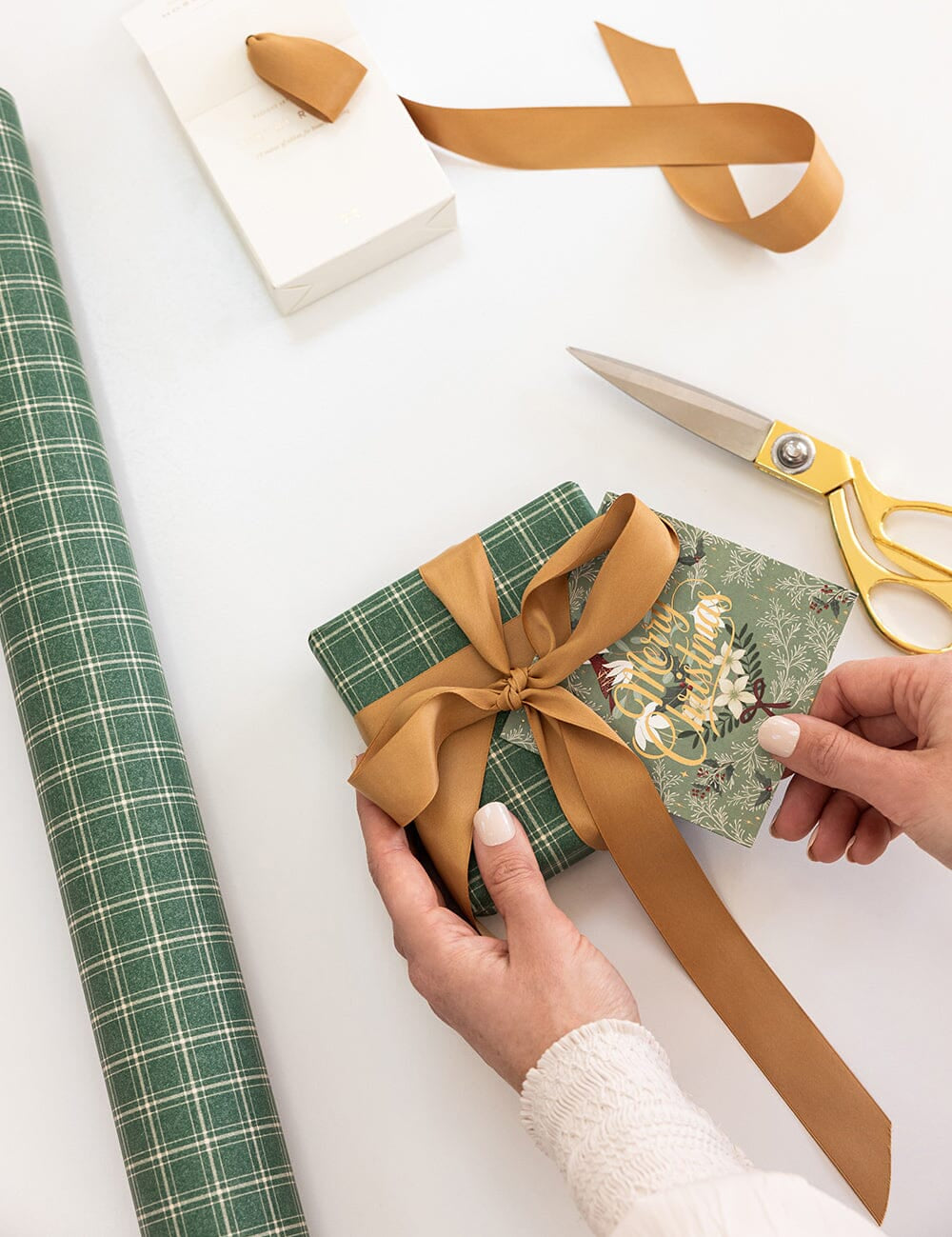 Spruce Tartan Gift Wrap 3m - Pure Apotheca