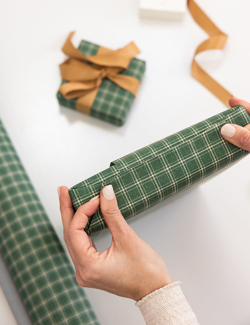 Spruce Tartan Gift Wrap 3m - Pure Apotheca