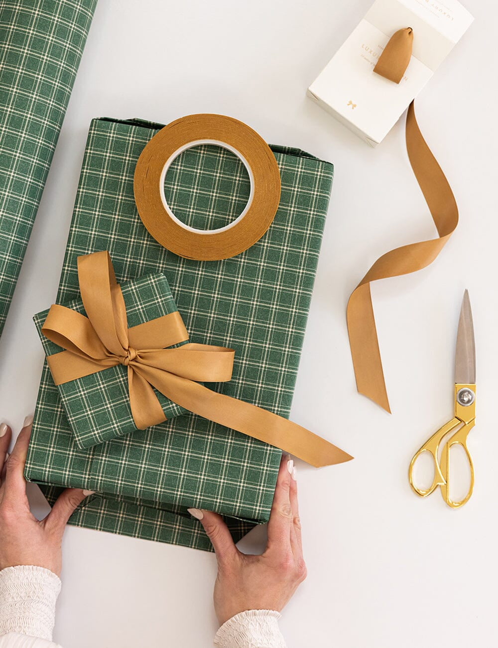 Spruce Tartan Gift Wrap 3m - Pure Apotheca