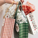 Spruce Tartan Small Gift Bag - Pure Apotheca