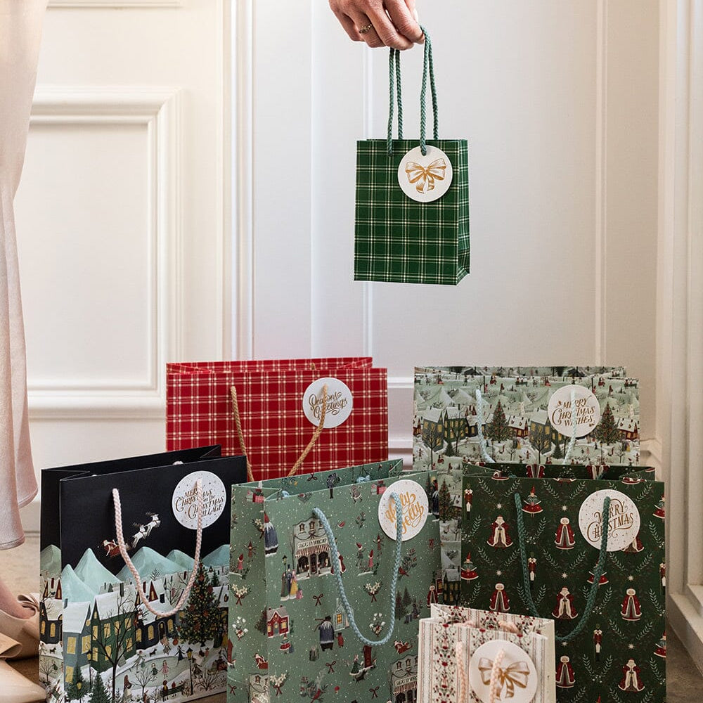 Spruce Tartan Small Gift Bag - Pure Apotheca