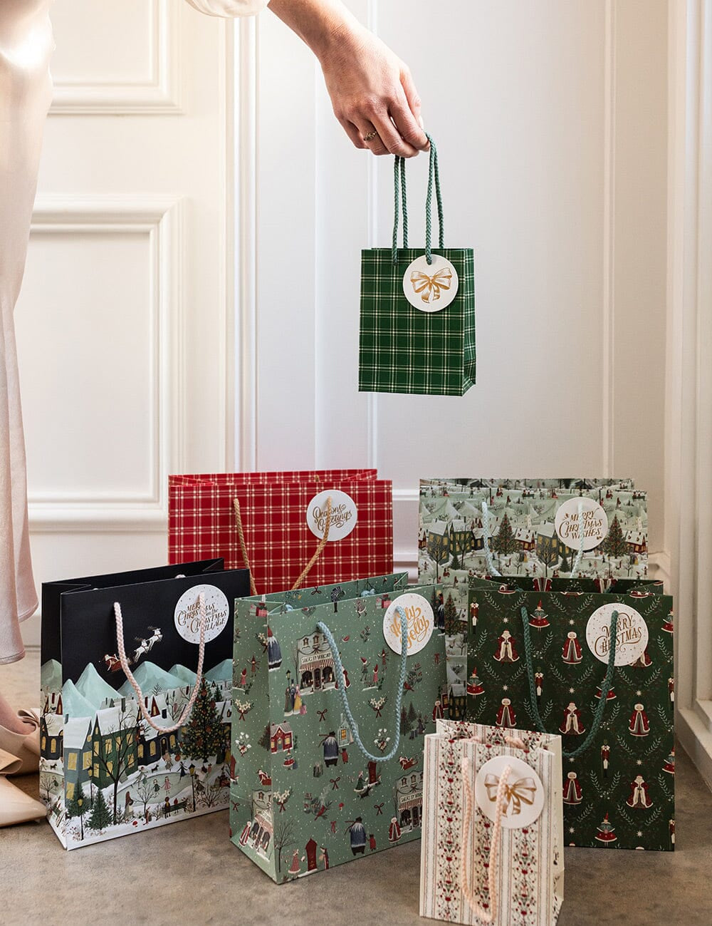 Spruce Tartan Small Gift Bag - Pure Apotheca