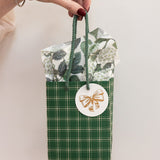 Spruce Tartan Small Gift Bag - Pure Apotheca