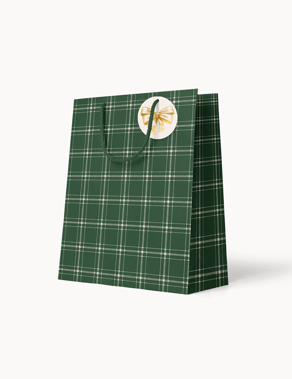 Spruce Tartan Small Gift Bag - Pure Apotheca