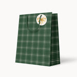 Spruce Tartan Small Gift Bag - Pure Apotheca