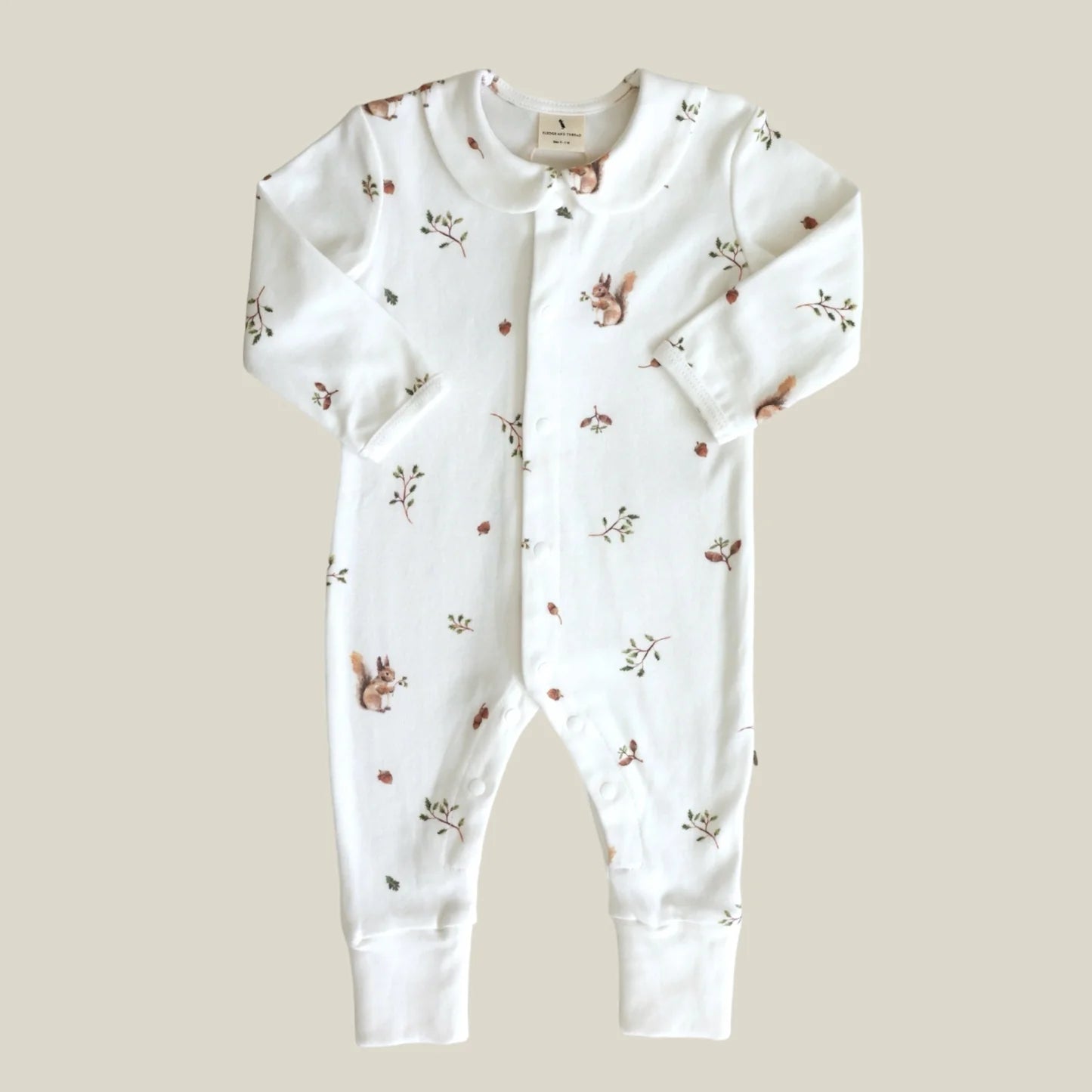 Squirrel Babygrow - Pure Apotheca