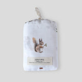 Squirrel Muslin Swaddle - Pure Apotheca