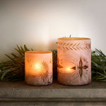 Starburst Etched Votive Large - Pure Apotheca