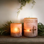 Starburst Etched Votive Large - Pure Apotheca