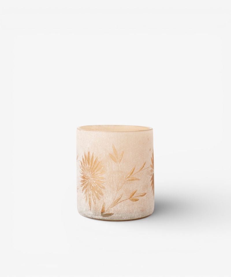 Starburst Etched Votive Small - Pure Apotheca