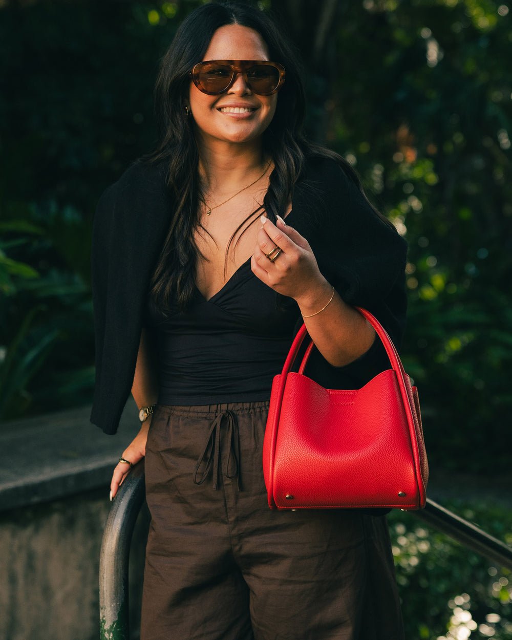 Steffie Mini Tote Bag Red - Pure Apotheca