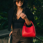 Steffie Mini Tote Bag Red - Pure Apotheca