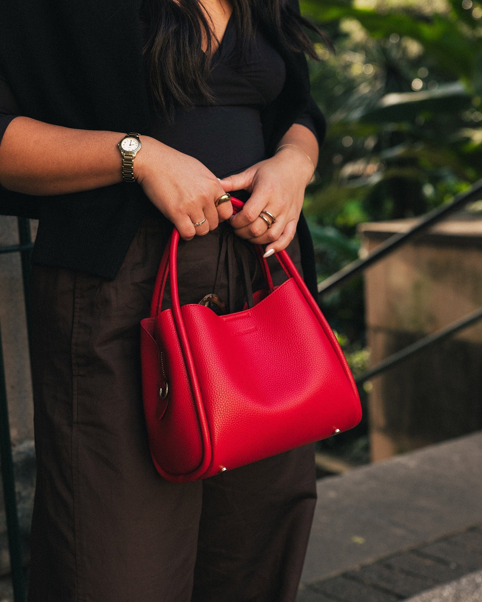 Steffie Mini Tote Bag Red - Pure Apotheca