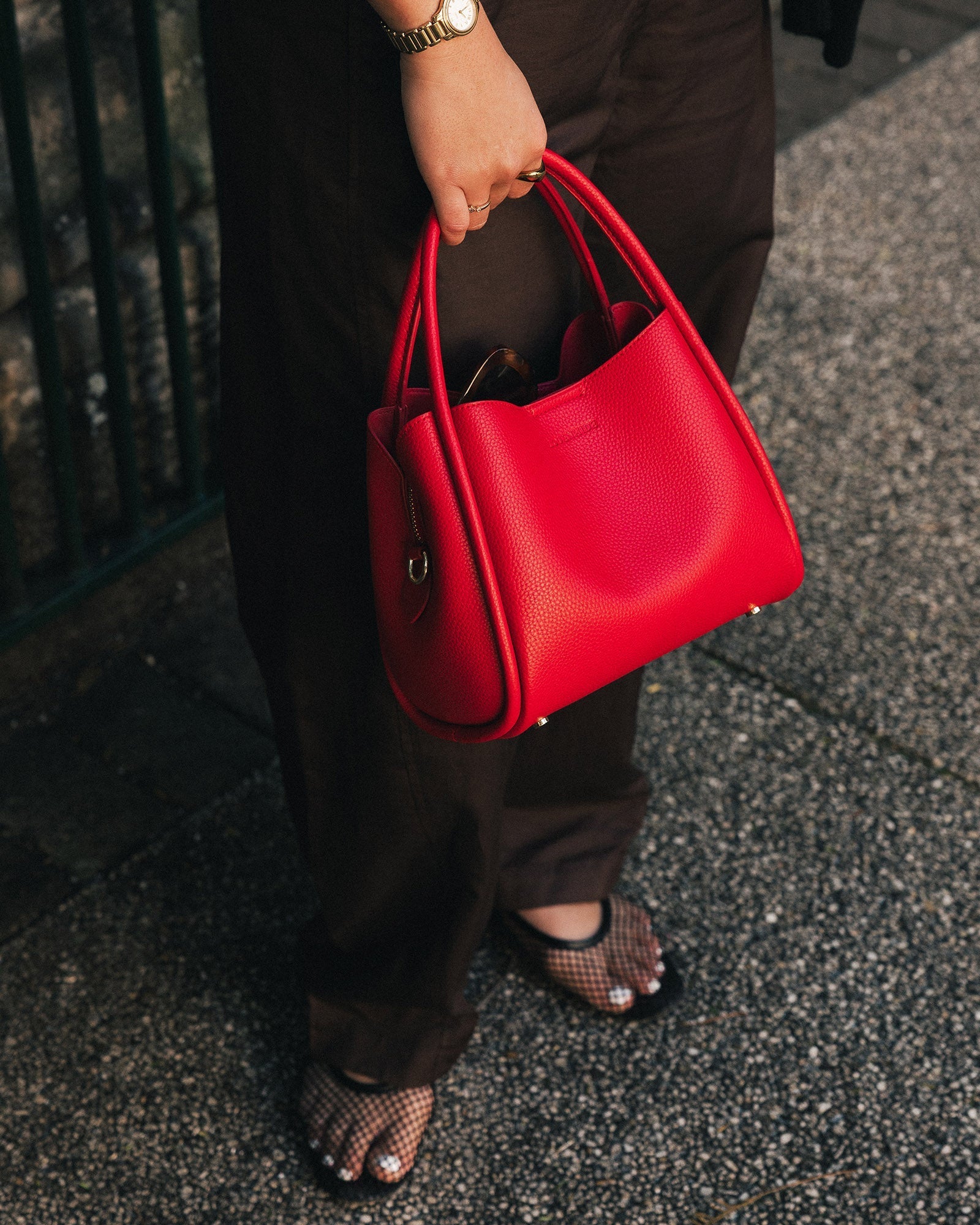 Steffie Mini Tote Bag Red - Pure Apotheca