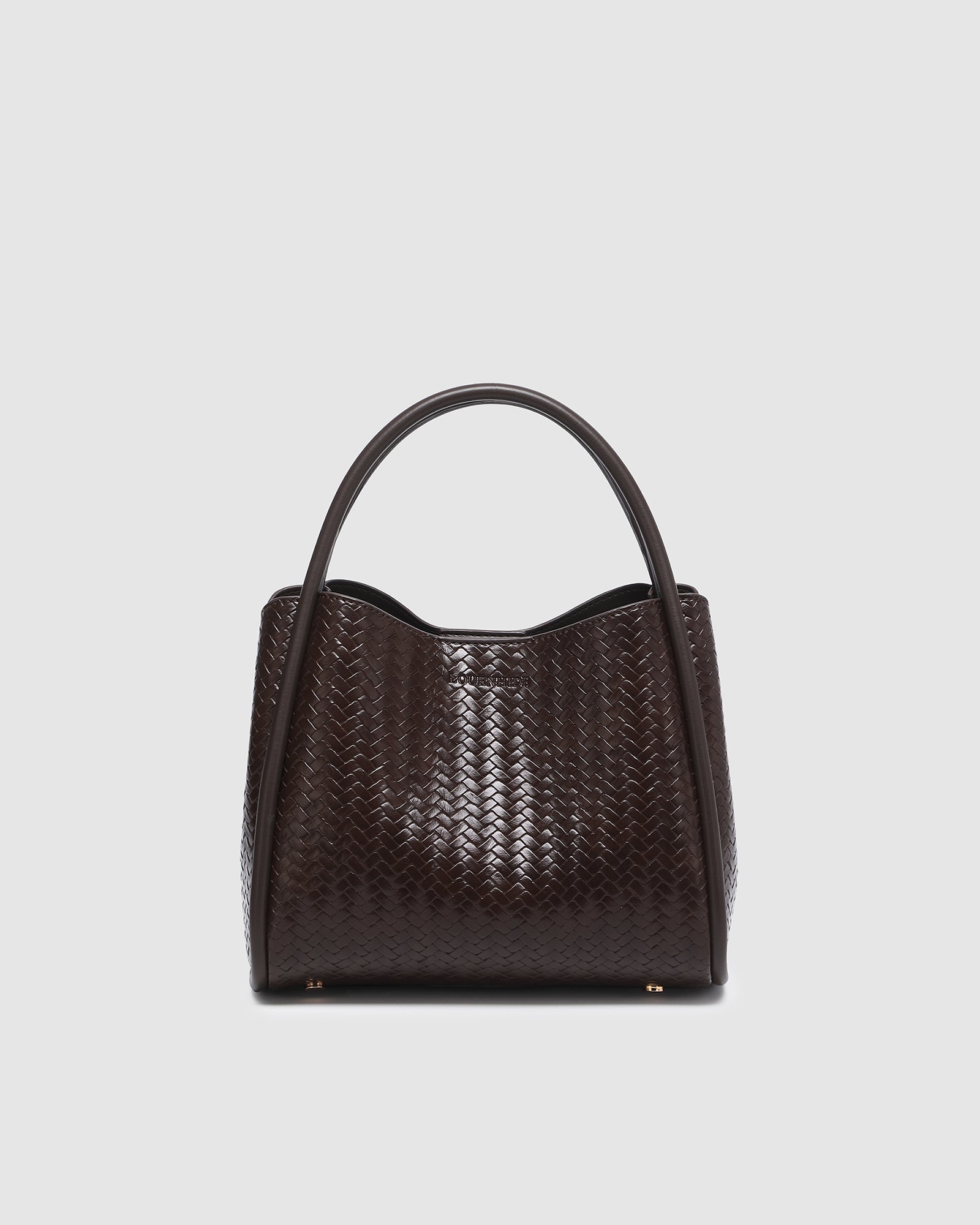 Steffie Mini Tote Bag Woven Chocolate - Pure Apotheca