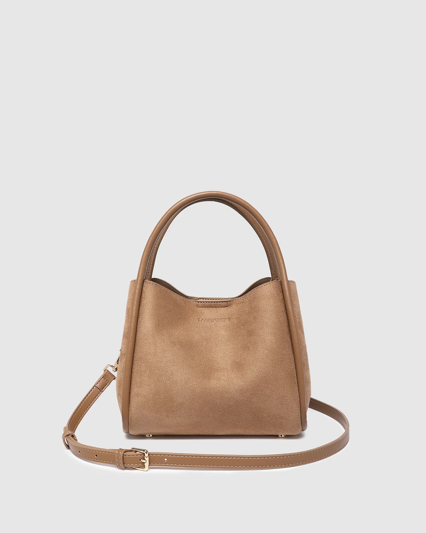 Steffie Suedette Mini Tote Bag Honey - Pure Apotheca
