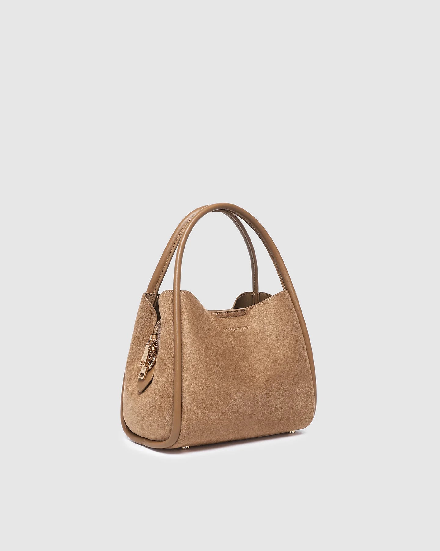 Steffie Suedette Mini Tote Bag Honey - Pure Apotheca