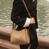 Steffie Suedette Mini Tote Bag Honey - Pure Apotheca