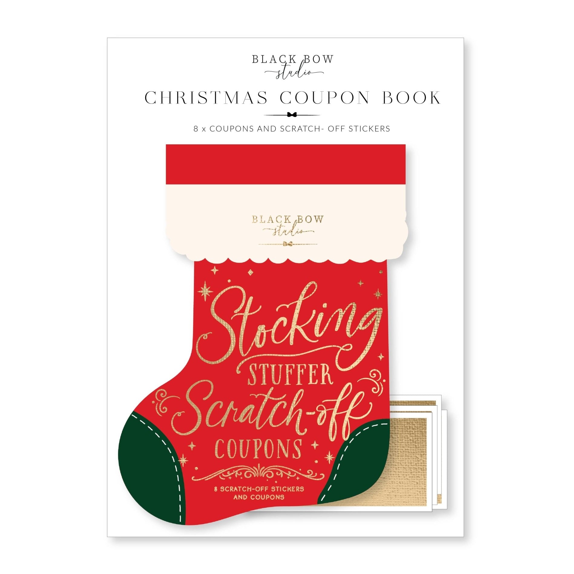 Stocking Stuffer Scratch-off Christmas Coupon Book - Pure Apotheca