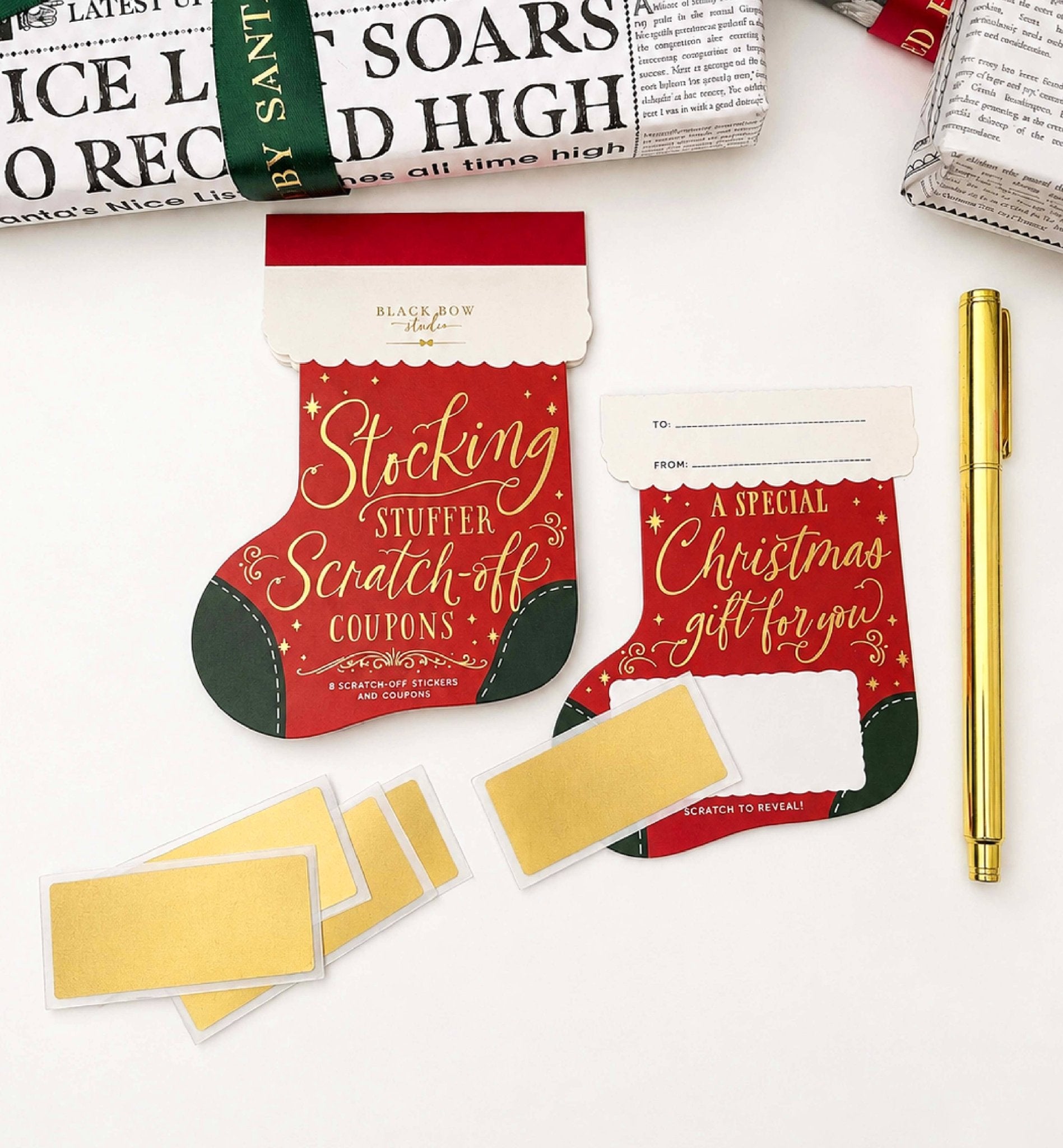 Stocking Stuffer Scratch-off Christmas Coupon Book - Pure Apotheca