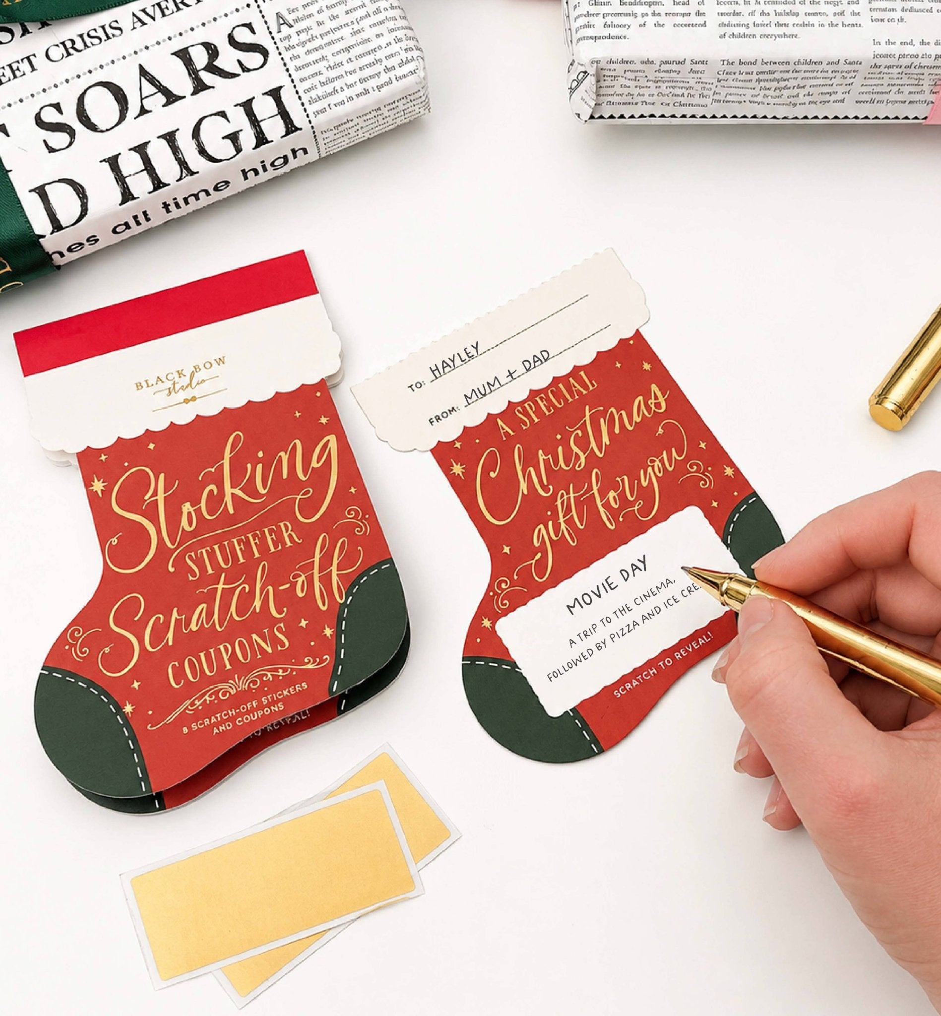 Stocking Stuffer Scratch-off Christmas Coupon Book - Pure Apotheca