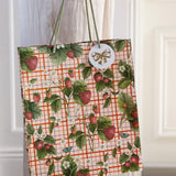 Strawberries Gift Bag Large - Pure Apotheca