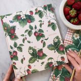 Strawberries Linen Tea Towel - Pure Apotheca
