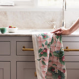Strawberries Linen Tea Towel - Pure Apotheca