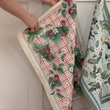 Strawberries Linen Tea Towel - Pure Apotheca