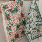 Strawberries Linen Tea Towel - Pure Apotheca
