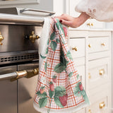 Strawberries Linen Tea Towel - Pure Apotheca
