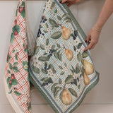 Strawberries Linen Tea Towel - Pure Apotheca