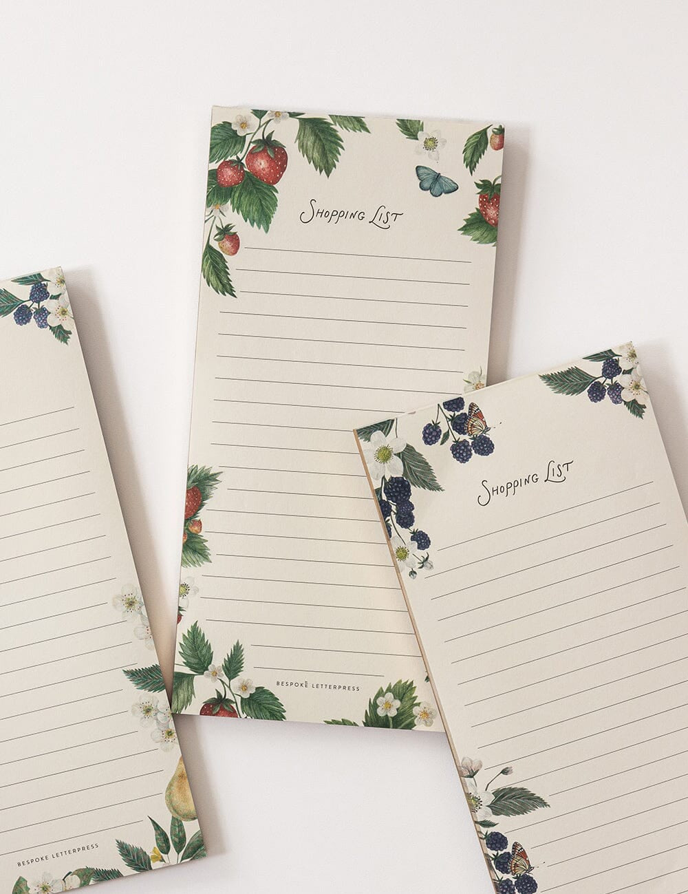 Strawberries Shopping List Notepad - Pure Apotheca