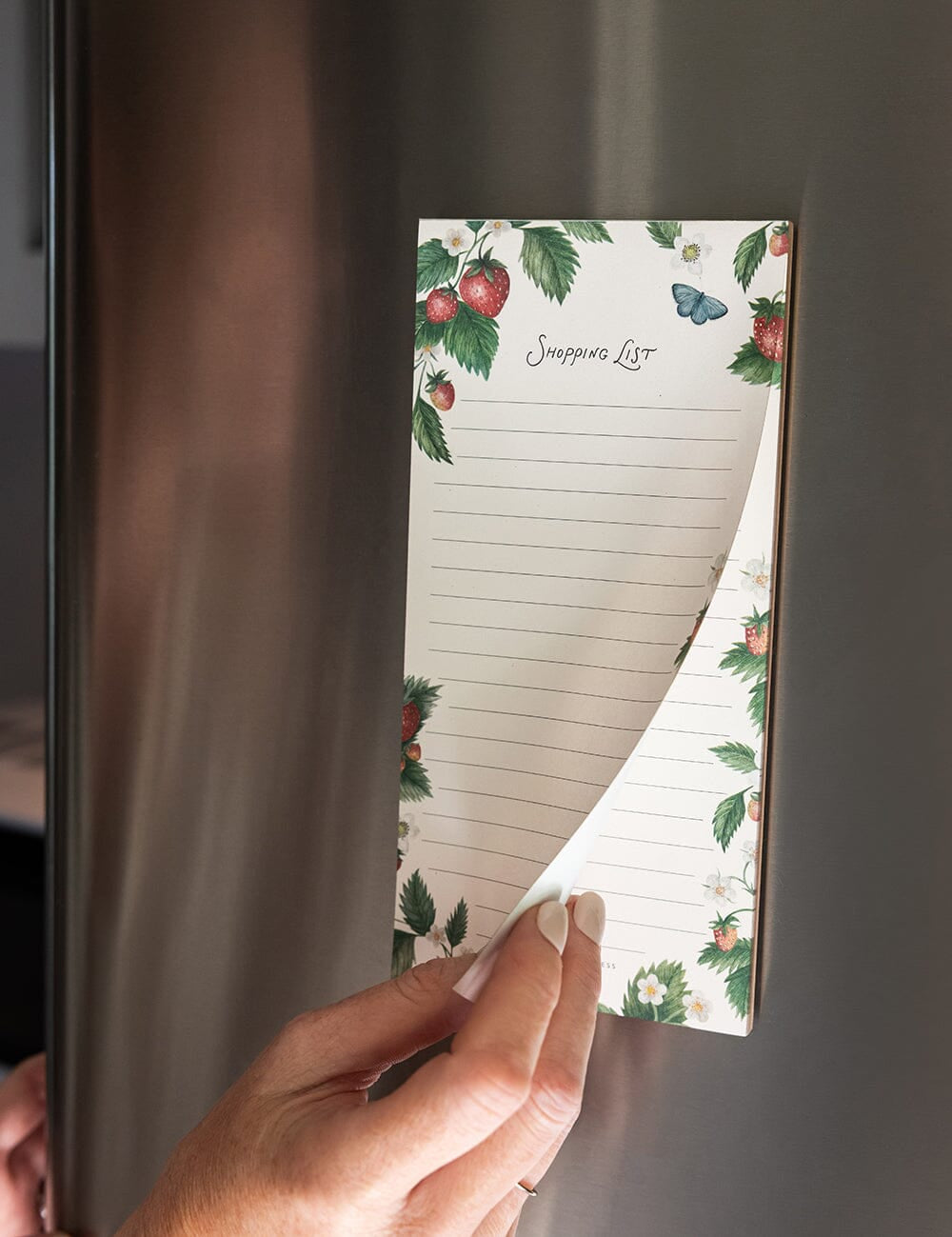 Strawberries Shopping List Notepad - Pure Apotheca