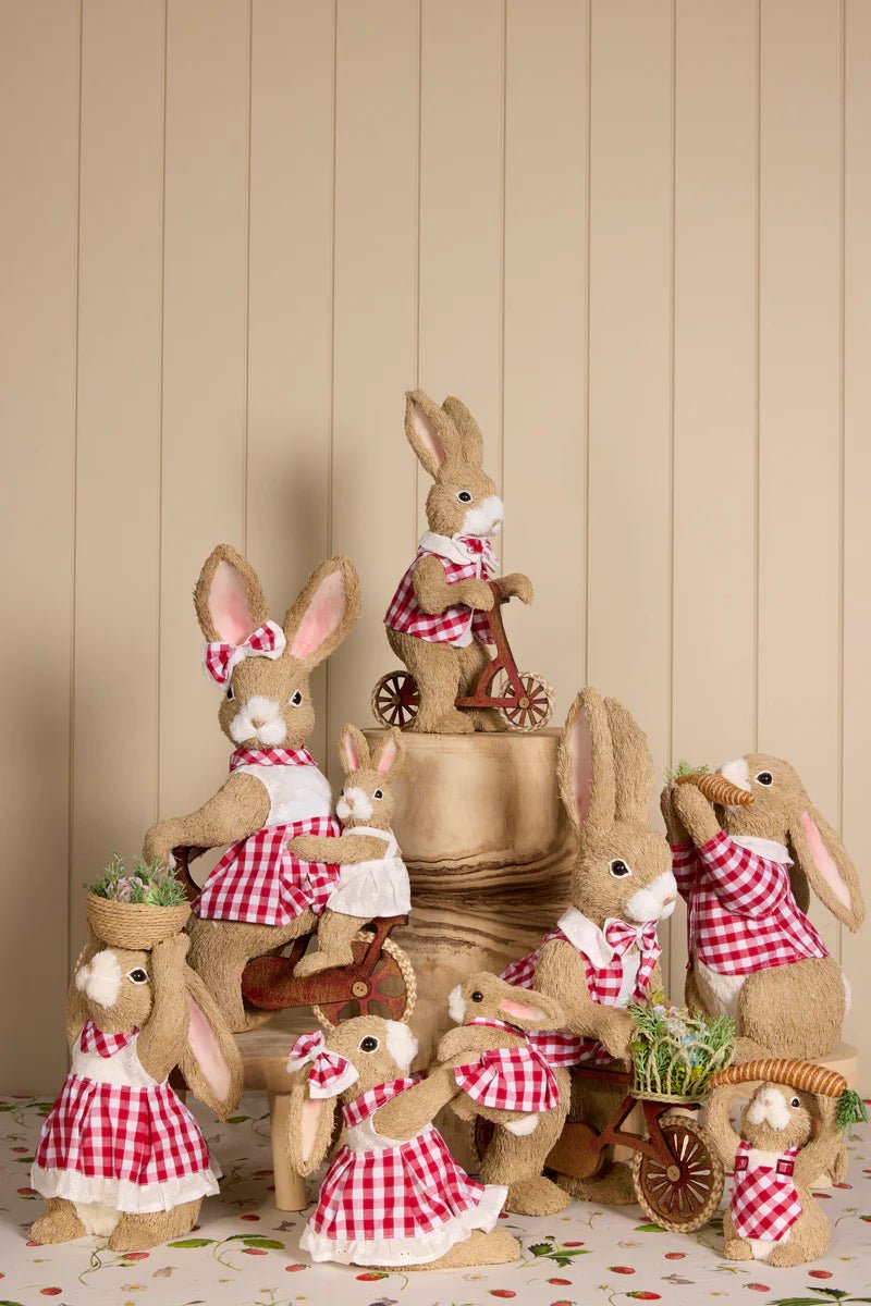 STRAWBERRY COTTAGE RABBIT WITH BASKET - Pure Apotheca