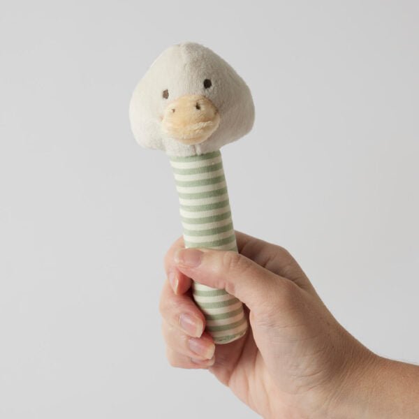 Stripe Duck Rattle - Pure Apotheca