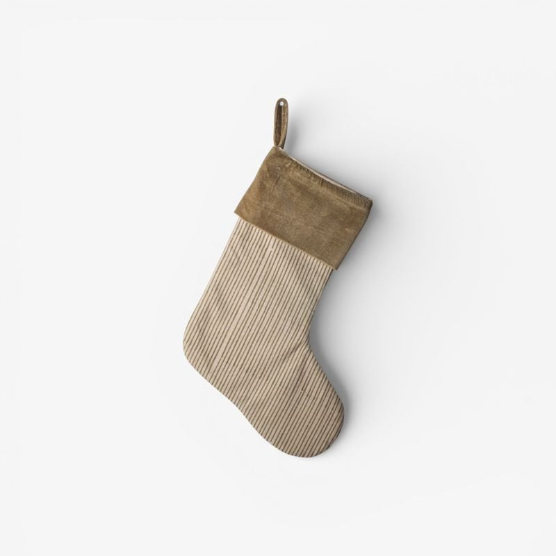 Striped Green Stocking Velvet - Pure Apotheca