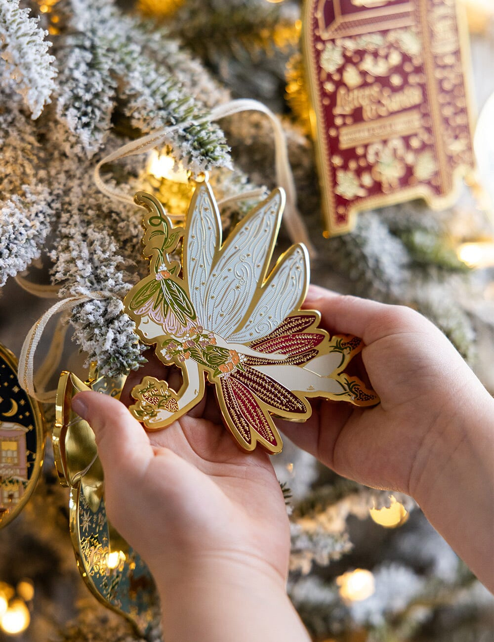 Sugar Plum Fairy Fine Enamel Christmas Ornament - Pure Apotheca