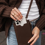 Suki Phone Bag Chocolate - Pure Apotheca