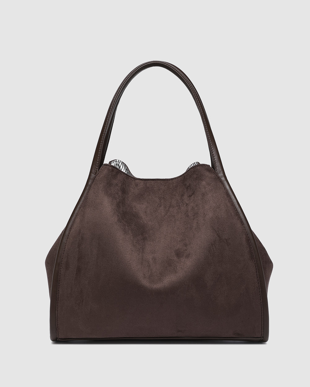 Sutton Shoulder Bag Suedette Chocolate - Pure Apotheca