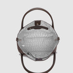 Sutton Shoulder Bag Suedette Chocolate - Pure Apotheca