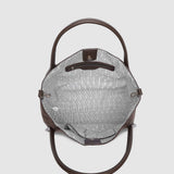 Sutton Shoulder Bag Suedette Chocolate - Pure Apotheca