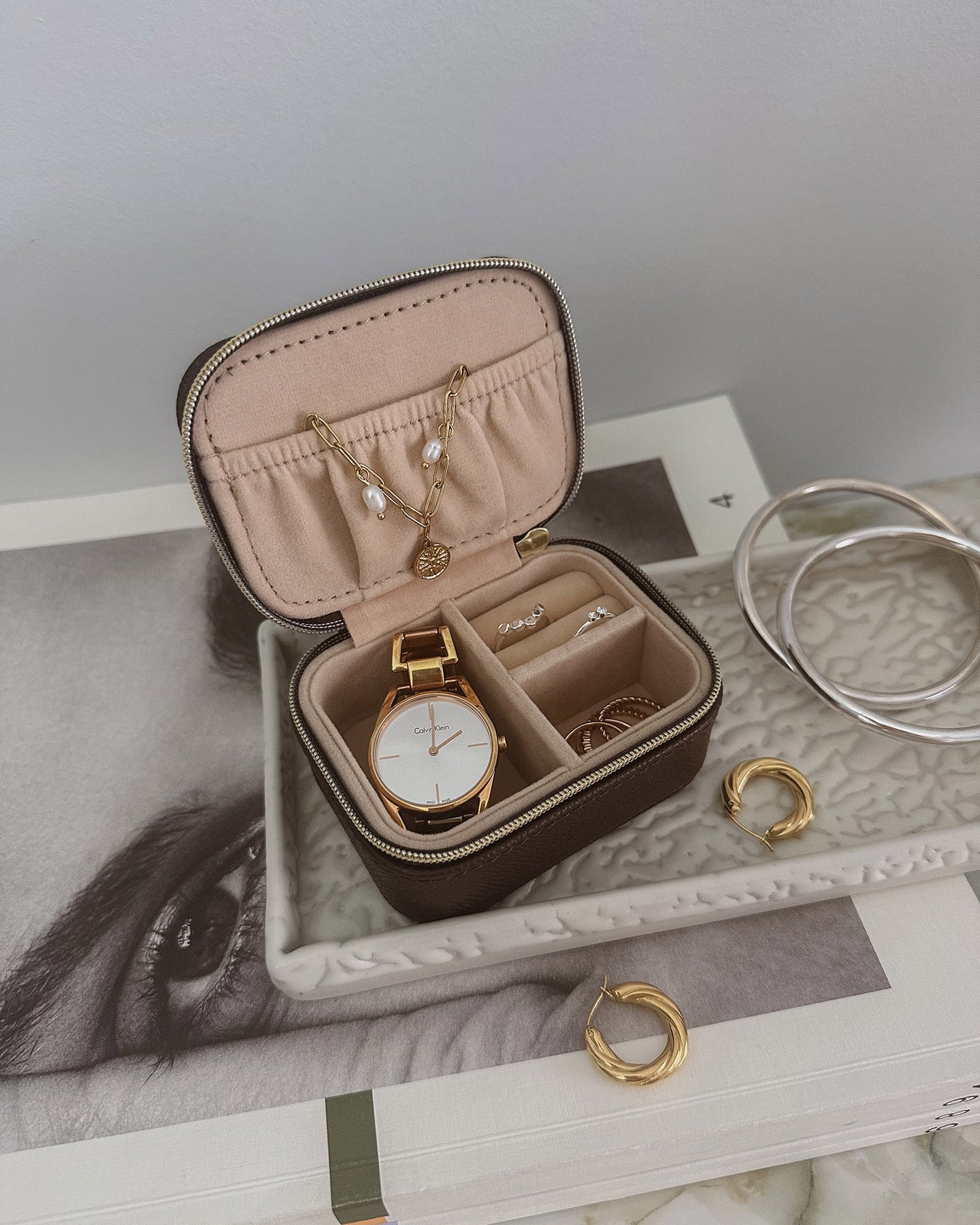Suzie Jewellery Box Chocolate - Pure Apotheca