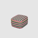 Suzie Stripe Jewellery Box Green/Bubblegum Pink - Pure Apotheca