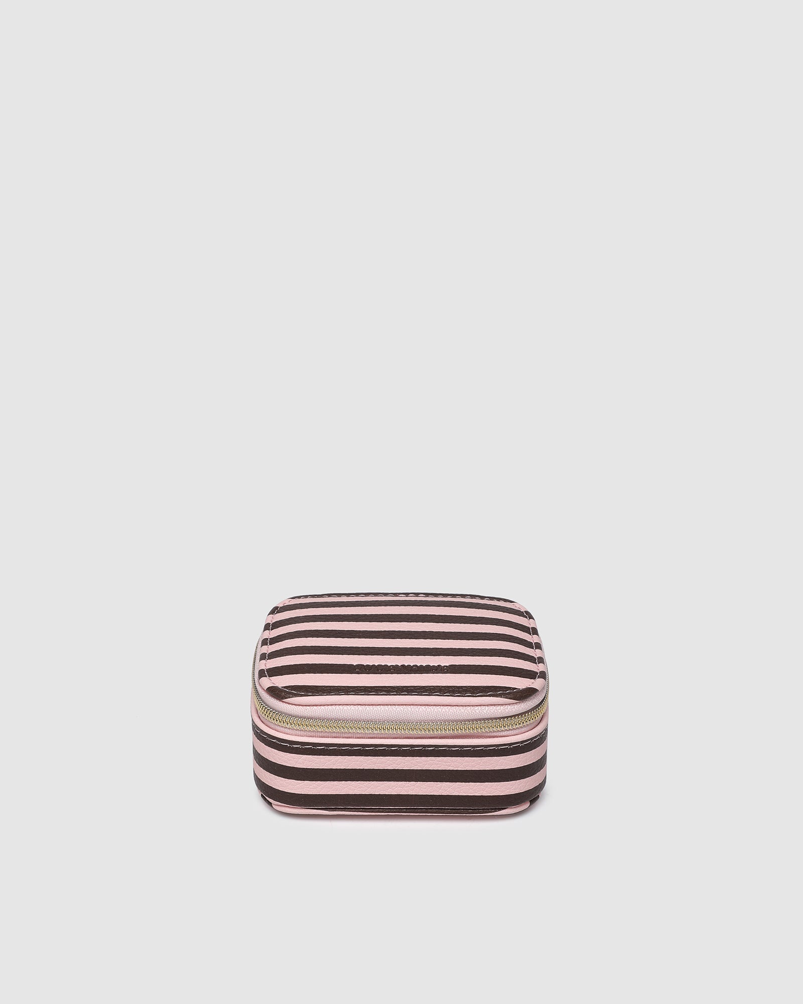 Suzie Stripe Jewellery Box Pink/Chocolate - Pure Apotheca