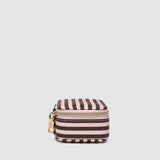 Suzie Stripe Jewellery Box Pink/Chocolate - Pure Apotheca