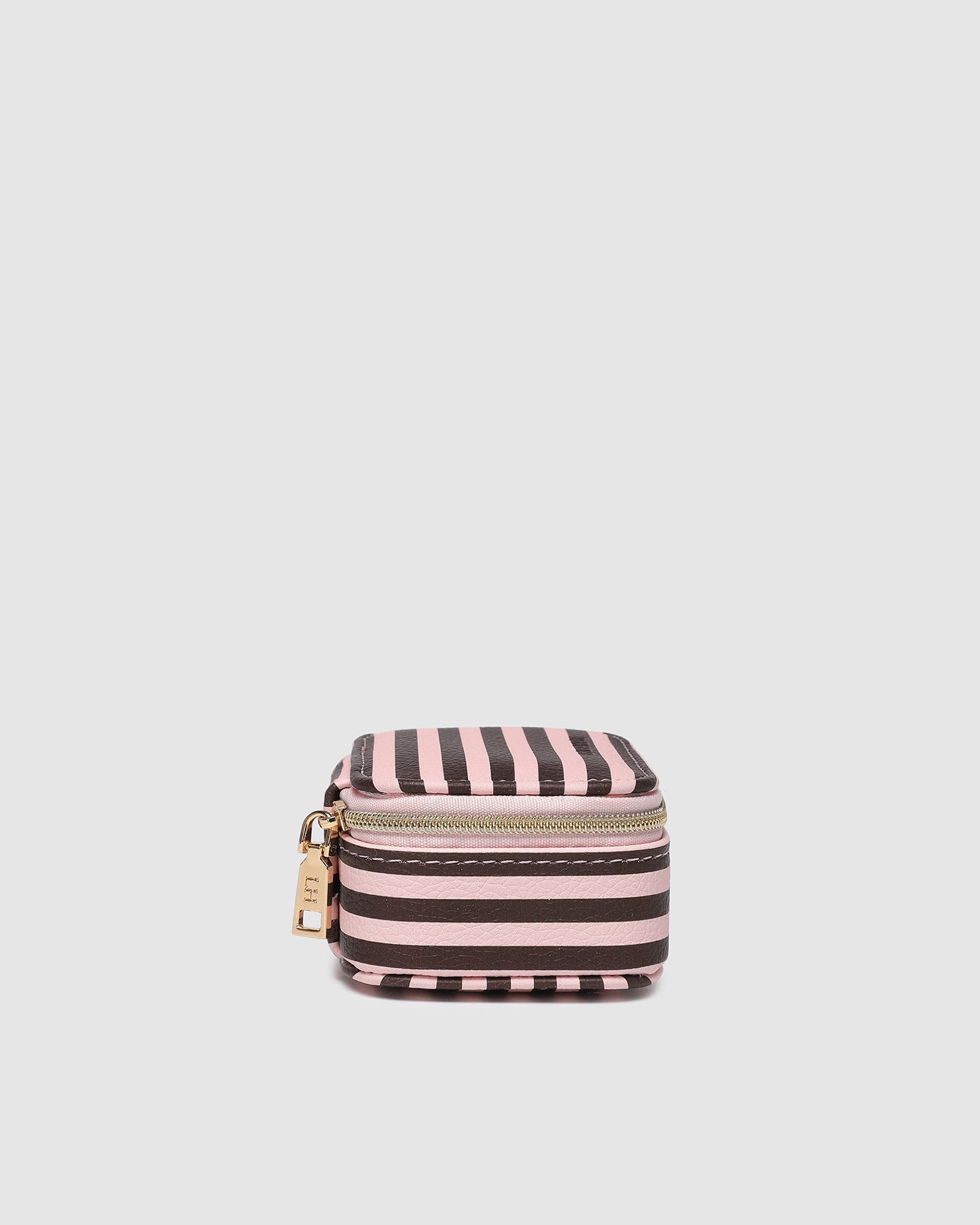 Suzie Stripe Jewellery Box Pink/Chocolate - Pure Apotheca