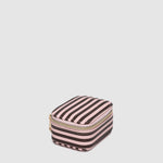 Suzie Stripe Jewellery Box Pink/Chocolate - Pure Apotheca